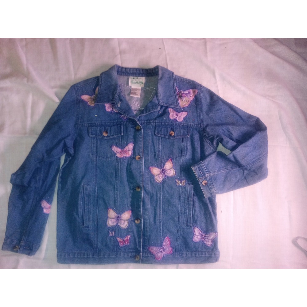 The quaker factory‎ denim butterfly jacket small